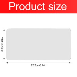 YAFLUG Pack of 5 Door Latch Opening Cards, 0.35 mm Set, Professional Plastic Card Opening Tool, Lock Door Opening Cards, Locksmith Door Latch Glider, No Cutting Required (A)