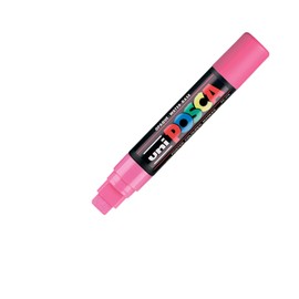 Uni Posca Marker PC-17K Paint Glass Pen Broad Chisel Tip 15mm Pink