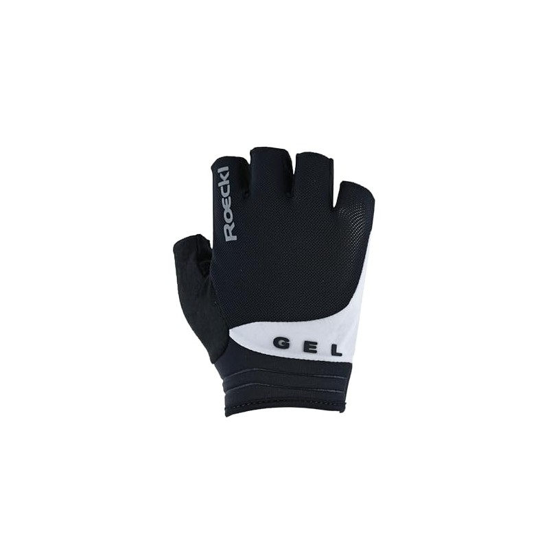 Roeckl Itamos 2 Cycling Gloves Short Black/White 2024: Size: 7