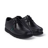 Kickers Kickers Fragma Mens Black Leather Lace Up Shoe -