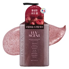 Lovescent Scrub Body Wash Festival Garden Rose Scent