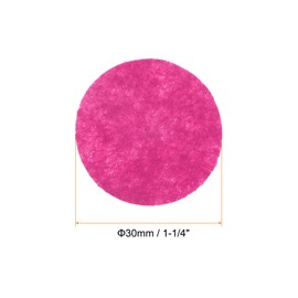 HARFINGTON - 200 círculos redondos de fieltro, 30 mm, almohadillas para orejas de fieltro precortadas de 1-1/4 pulgadas, mini círculos de tela de fieltro no tejida, para costura, manualidades,
