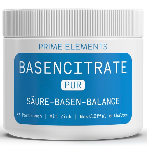 Pure base citrate without sugar and sweeteners, for a normal