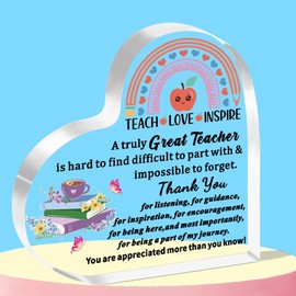 WTOPP Thank You Gifts For Teacher,Teacher Appreciation Gifts,Teacher Thanksgiving Gifts,Graduation Back to School End of Year Gifts For Teachers