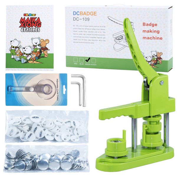 MK.Bear Button Badge Maker Machine 25mm (1 in) DIY Gift,