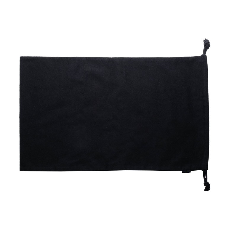 ZENPAC Cloth Bags, Black Duster Flannel Boot Storage with Drawstring