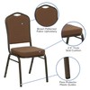 Flash Furniture HERCULES Series Crown Back Stacking Banquet Chair in