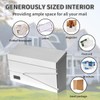 Ydocabinit Wall Mount Mailbox, Large Capacity Mailbox for House, Visibility