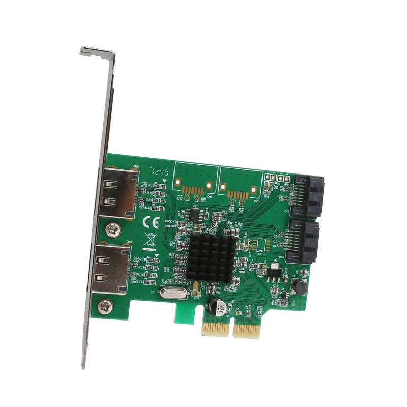 IO CREST SI-PEX40058 - Tarjeta controladora (2 Puertos, SATA III,