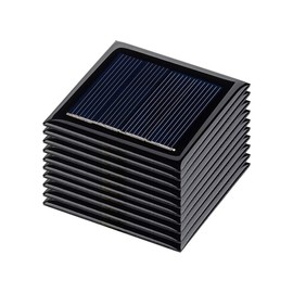 GTIWUNG Pack of 10 2 V 50 x 50 mm Mini Monocrystalline Solar Cells Solar System Kit, Solar Panels, Micro Solar Panels, Mini Portable Solar Cells for Solar Energy, DIY, Science Projects
