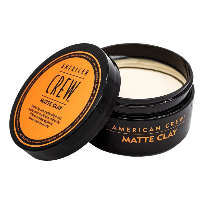 Cera Matte Clay American Crew 85g Para Cabello Corto