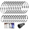 Pack of 30 Hose Clamps Stainless Steel CV Set, 20-120