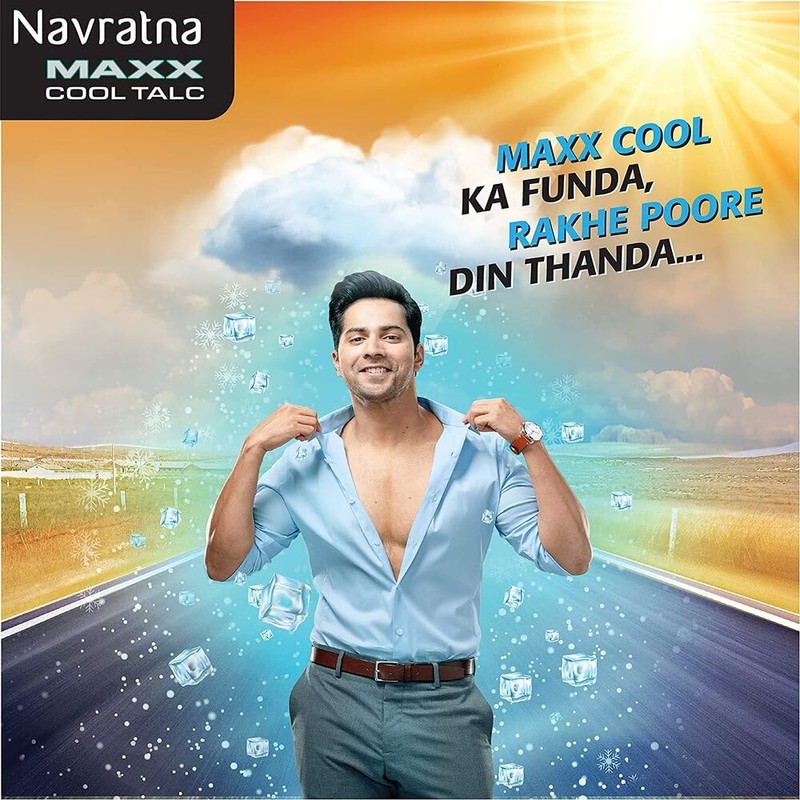 Navratna Maxx Cool Talc, 400gm