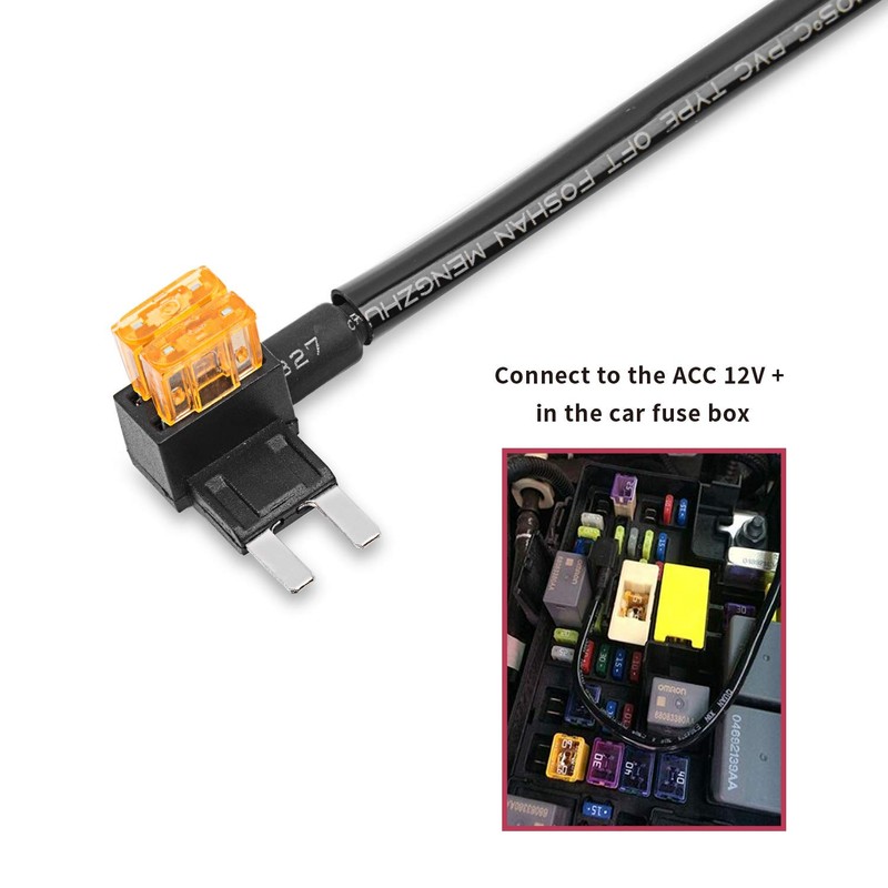 BEEYEO DRL Wiring Harness 7 inch LED Headlight Conversion Cable