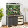 MIRRORANG 61 x 30 cm Forest Terrarium Background Tropical Rainforest