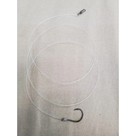 Gamakatsu CUSTOM HAND TIED STRIPED BASS GAMAKATSU INLINE CIRCLE HOOKS W/ 50LB LEADER - 8/0 INLINE CIRCLE