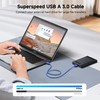Cable Matters 2-Pack 5Gbps Short USB 3.0 Cable - 3ft,