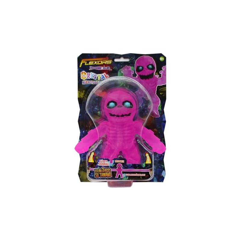 Flexors Ruz - Figura de Acción Estirable Crystal Monsters 6"