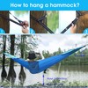G4Free Large Camping Hammock with Mosquito Net 2 Person Pop-up