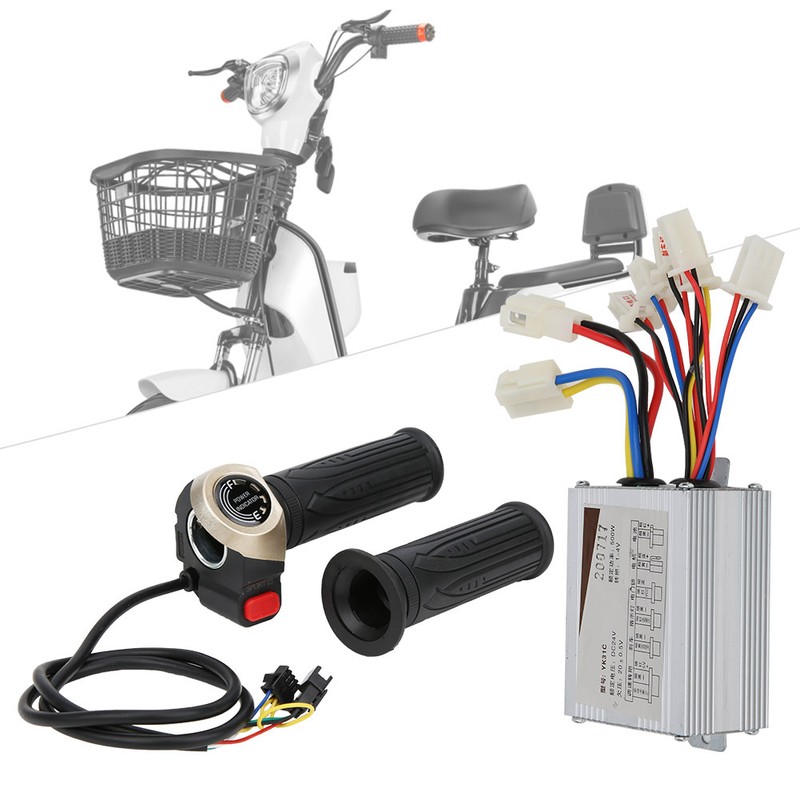 24V 500W Brush Controller with LCD Display Electric Quantity Throttle