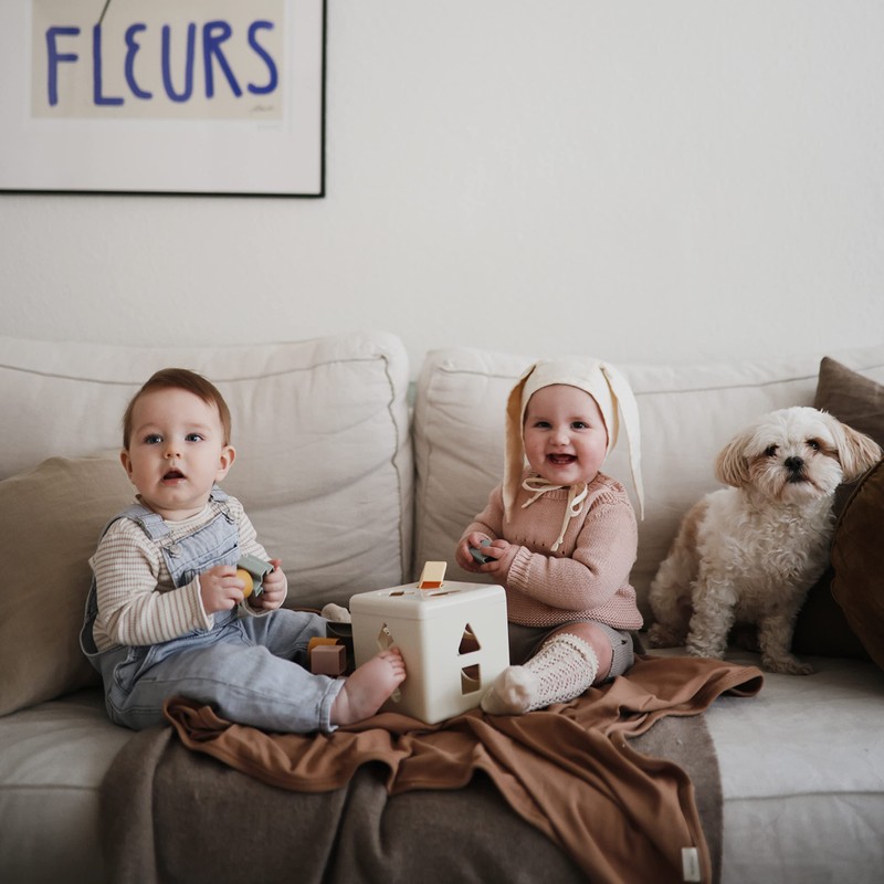 mushie Shape Sorting Box (Original) | Educational Learning Toy for