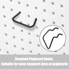 Kyuionty 16Pcs Pegboard Plier Holders, Stainless Steel Double Loop Pegboard