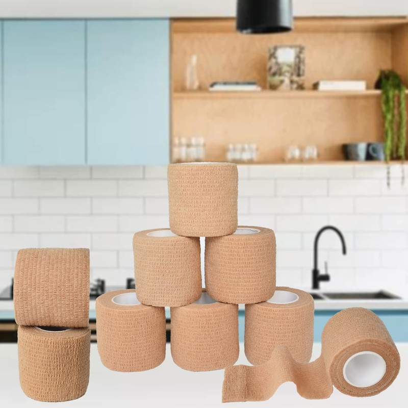 Gondiane 9 Pack 2" x 5 Yards Self Adhesive Bandage