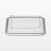 Muji 12829027 Stainless Steel Mesh Tray, Small, Approx. Width 8.3
