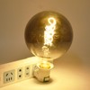 LED Vintage Edison Light Bulb Dimmable Antique Half Chrome Light