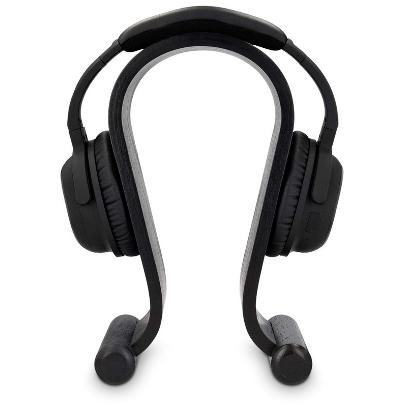 kalibri Wooden Omega Headphone Stand - Universal Headset Wood Hanger