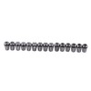 15pcs ER11 Spring Collet Set 1-7mm 1/8" 1/4" for CNC