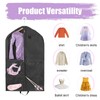 Children's Garment Bag, Foldable Children's Garment Bags with 5 Pockets,