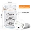 Cousin Gifts for Women Best Cousin Ever Gifts,Mason Jar Night