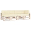 FAMIROSA Pallet Sofa Cushions 5 pcs Cream