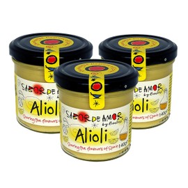 Sabor de Amor - Traditional Alioli 140g - Naturally Vegan - Pack of 3