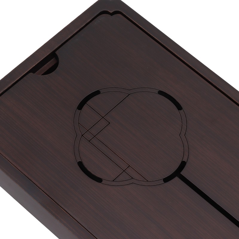 Chinese Water Storage Drainage Tea Tray Bamboo Simple Decorative Robust