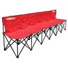 Kwik Goal 6-Seat Kwik Bench - Red