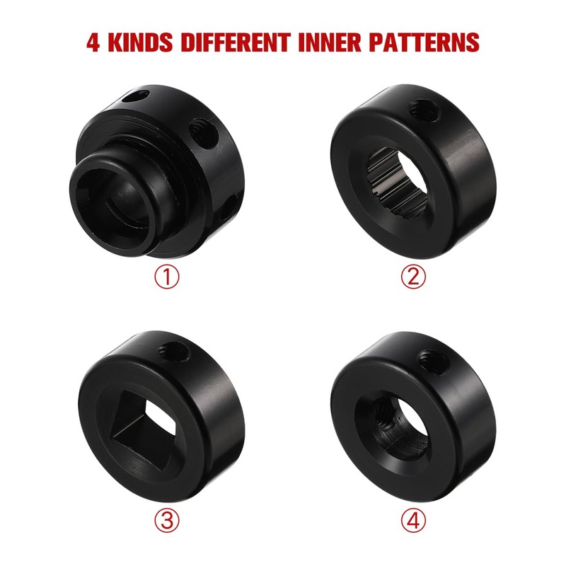 ULTECHNOVO Aluminum Alloy Car Window Riser Handle, Universal Window Crank