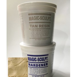 Morezmore M02055 5lb Magic Sculpt Epoxy Clay Tan 5 Lb Modeling Compound CN0