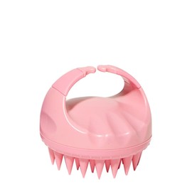 Shampoo-Bürste, Kopfhaut-Massagebürste, weiches Silikon, Shampoo-Bürste für nasses und trockenes Haar, sauberes Peeling, fördert das Haarwachstum, Kopfhautpflege, Kamm für Damen und Herren – Schwarz