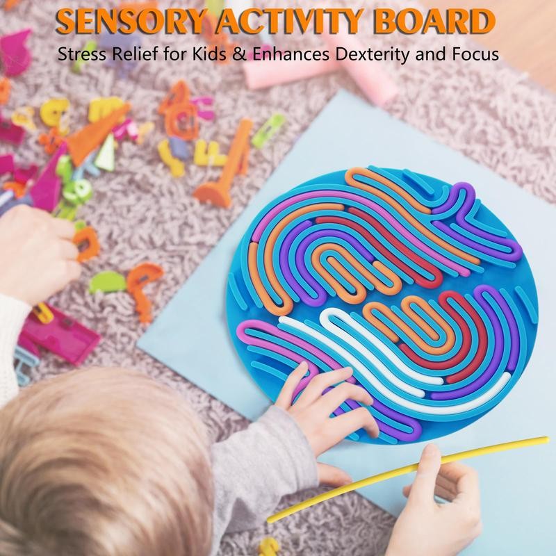 Silicone Sensory Fidget Toys Sensory Activity Board For Stress Anxiety