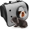 Fhiny Guinea Pig Carrier Bag, Portable Breathable Rabbit Carrier Travel