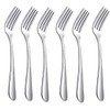 REQUISITE NEEDS 6 x Fine Stainless Steel Dinner Forks Table