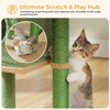 PAWZ Road Cat Tree for Indoor Cats, 26 Inches Cactus
