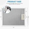 2-Pack W10169961A Hood Vent Grease Filter 10.5" X 12" Microwave