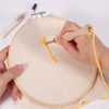Pllieay 19 Pieces Punch Needle Starter Kit with Embroidery Hoop,
