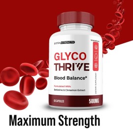 Glyco Thrive Balance Capsules, Max Strength, Glycogen Balance Formula (1 pack)