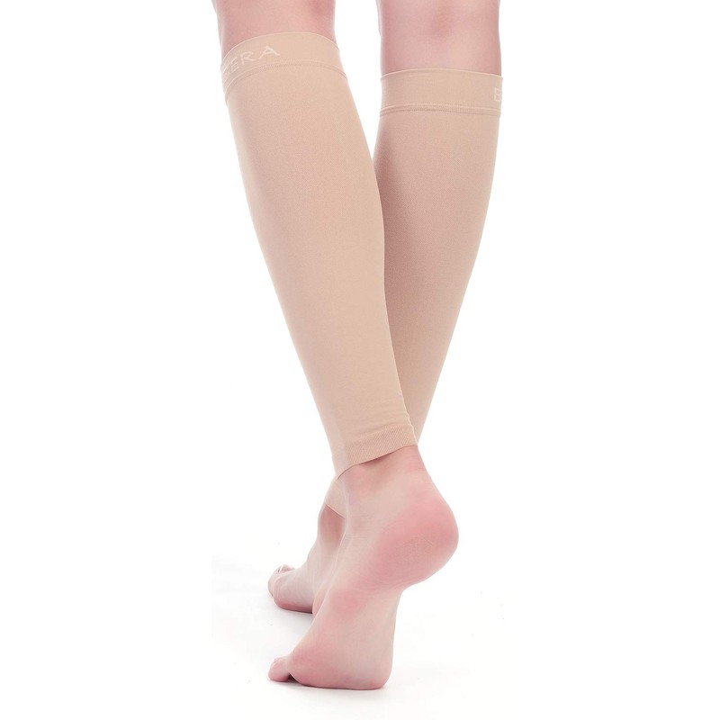 BSERA Calf Compression Sleeve Women, 2 Pairs 15-20mmHg Calf Support