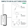 ACEIken Umbrella Reverse Close Folding Windproof Travel Umbrella - Compact