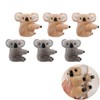 Koala Clips, 6 Pieces Cute Kangaroo Pencil Buddy Koala Clip On Koala Pencil Topper Mouse Bear Clip On Critter Koala Stuffed Animal Plush Pencil Huggers Clips Birthday Party Supplies